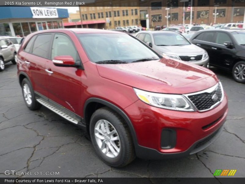 Remington Red / Black 2015 Kia Sorento LX