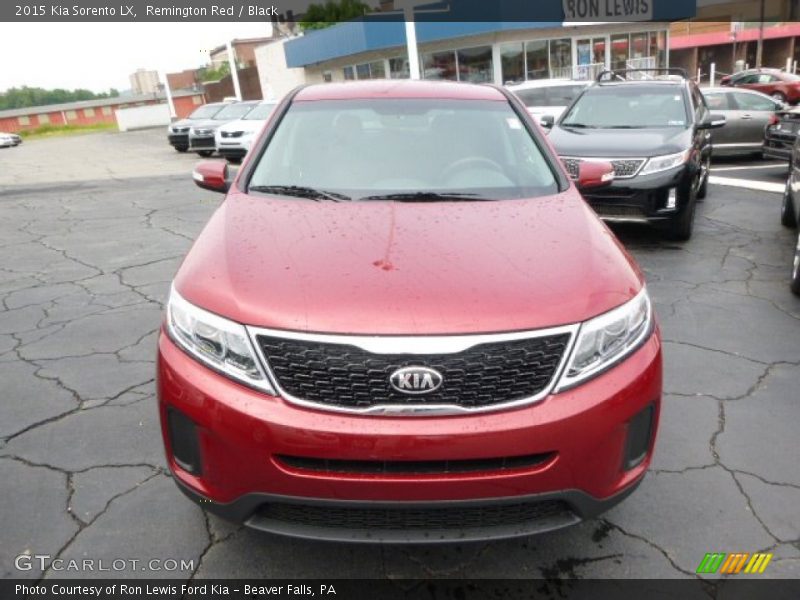 Remington Red / Black 2015 Kia Sorento LX