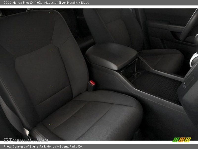 Alabaster Silver Metallic / Black 2011 Honda Pilot LX 4WD