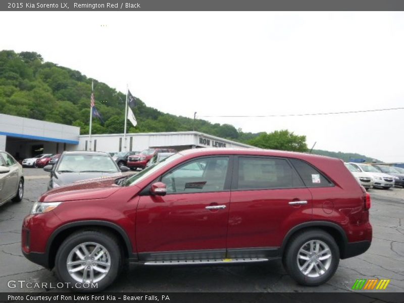 Remington Red / Black 2015 Kia Sorento LX