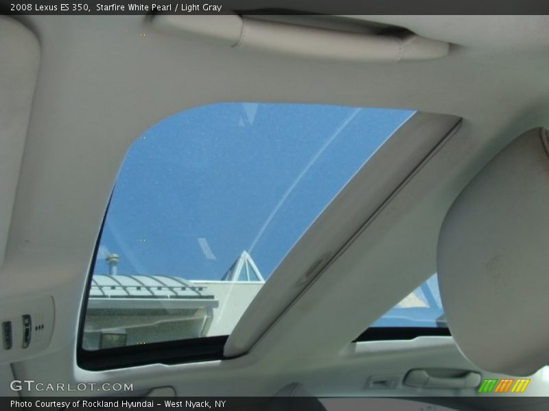 Starfire White Pearl / Light Gray 2008 Lexus ES 350