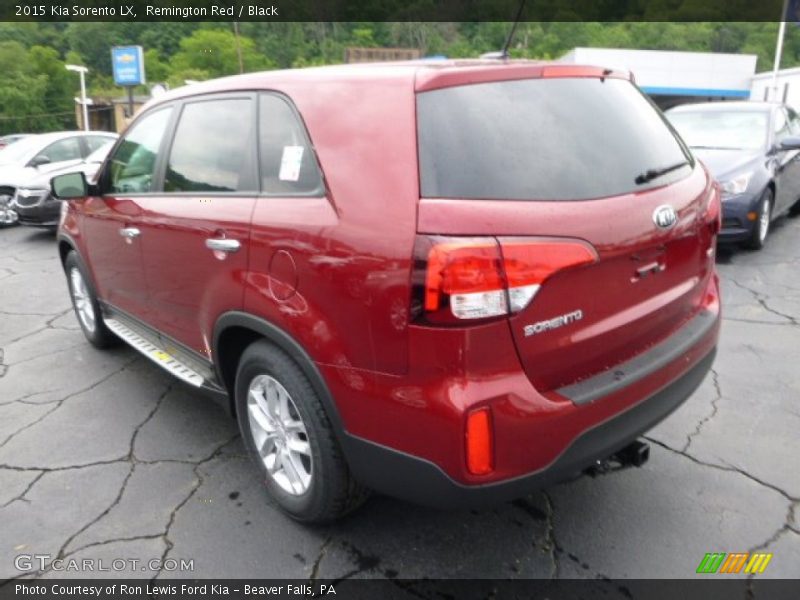 Remington Red / Black 2015 Kia Sorento LX