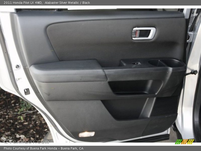 Alabaster Silver Metallic / Black 2011 Honda Pilot LX 4WD