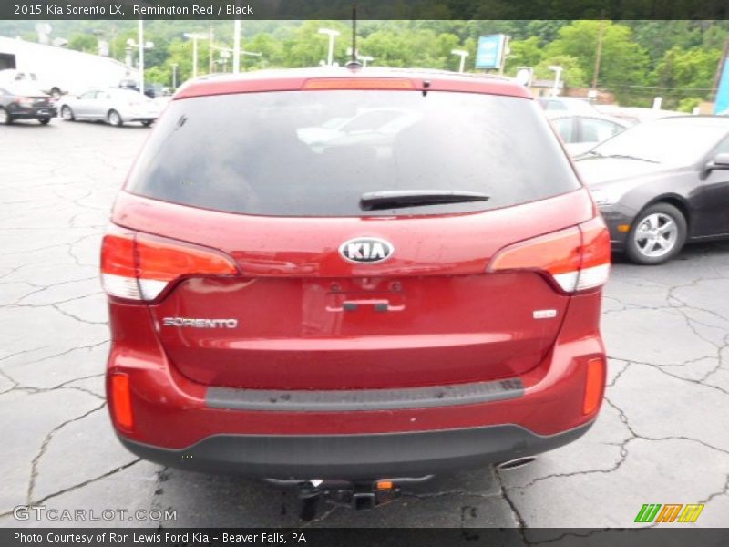 Remington Red / Black 2015 Kia Sorento LX