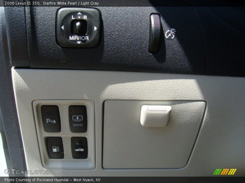 Starfire White Pearl / Light Gray 2008 Lexus ES 350