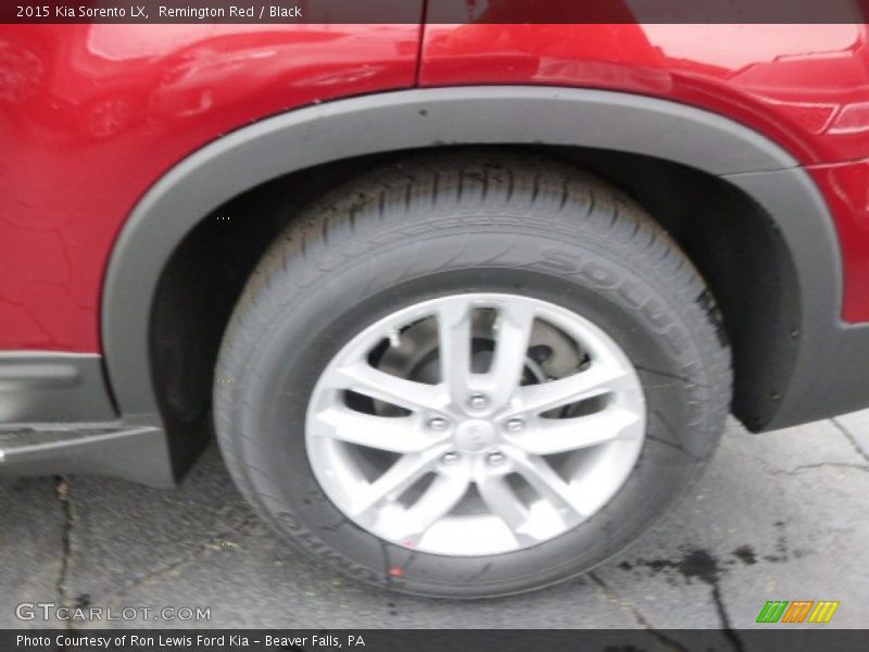 Remington Red / Black 2015 Kia Sorento LX