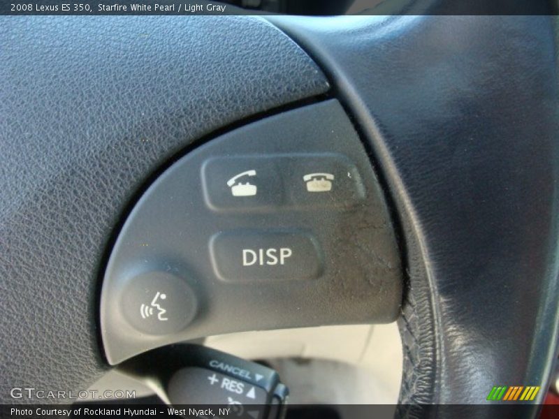 Starfire White Pearl / Light Gray 2008 Lexus ES 350