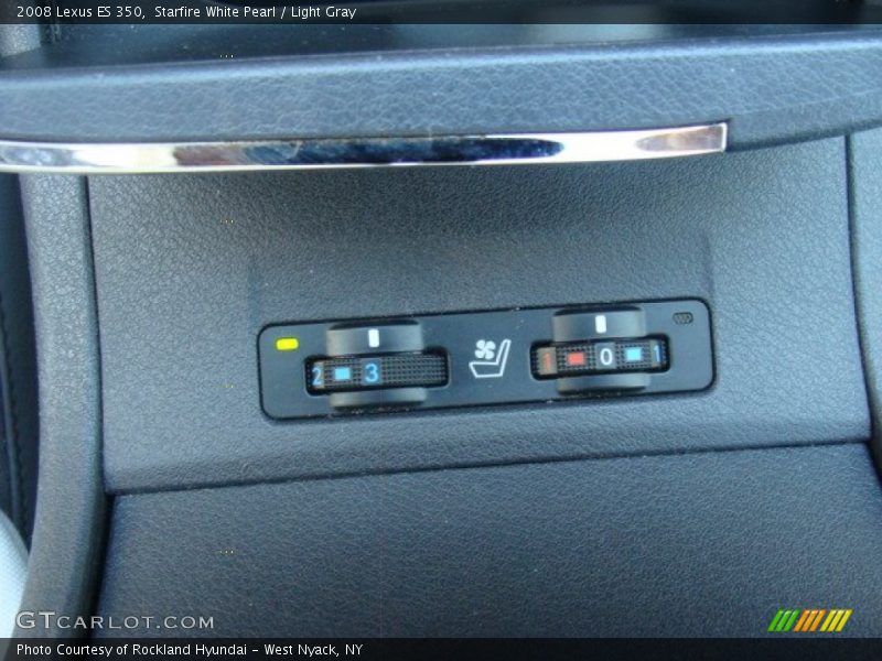 Starfire White Pearl / Light Gray 2008 Lexus ES 350