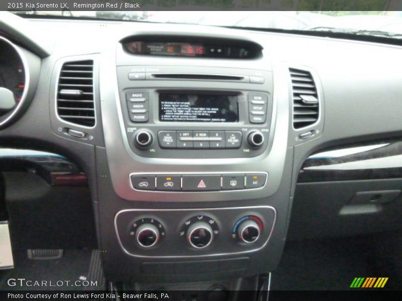 Remington Red / Black 2015 Kia Sorento LX