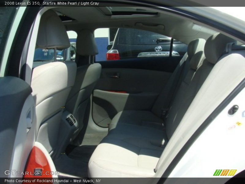 Starfire White Pearl / Light Gray 2008 Lexus ES 350