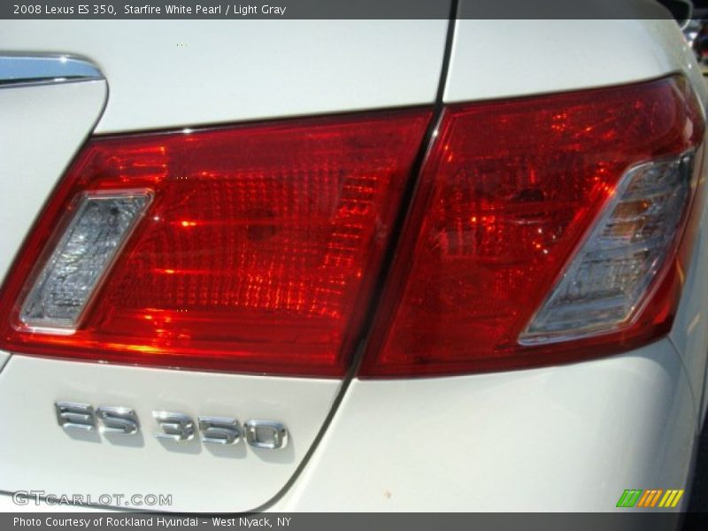 Starfire White Pearl / Light Gray 2008 Lexus ES 350