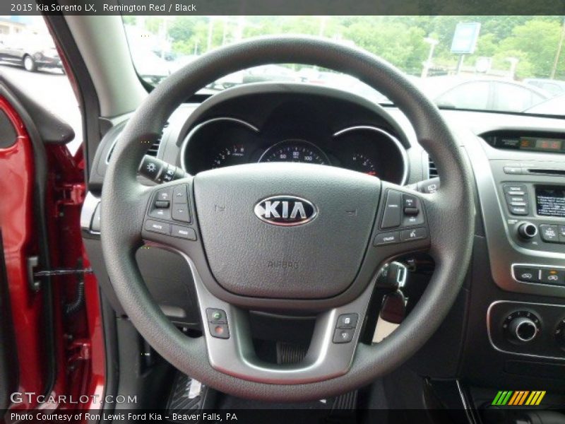 Remington Red / Black 2015 Kia Sorento LX