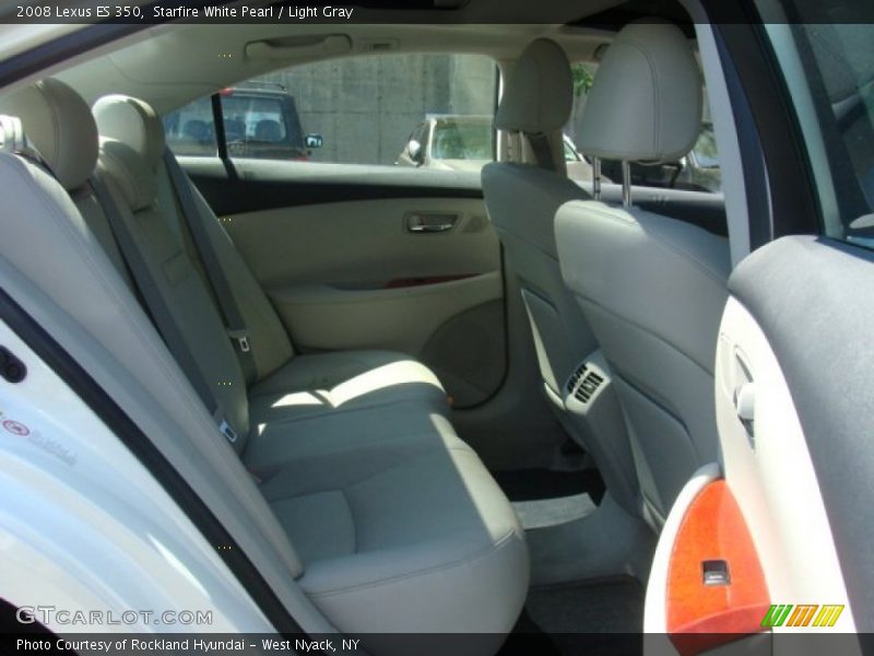 Starfire White Pearl / Light Gray 2008 Lexus ES 350