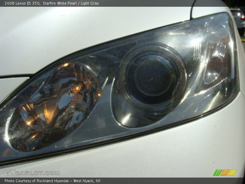 Starfire White Pearl / Light Gray 2008 Lexus ES 350