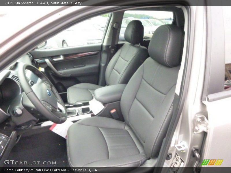 Satin Metal / Gray 2015 Kia Sorento EX AWD