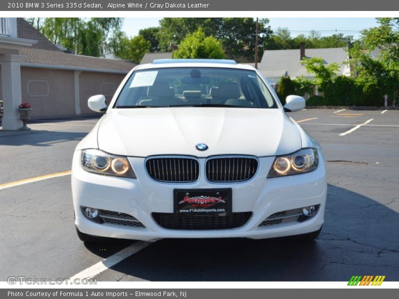 Alpine White / Gray Dakota Leather 2010 BMW 3 Series 335d Sedan