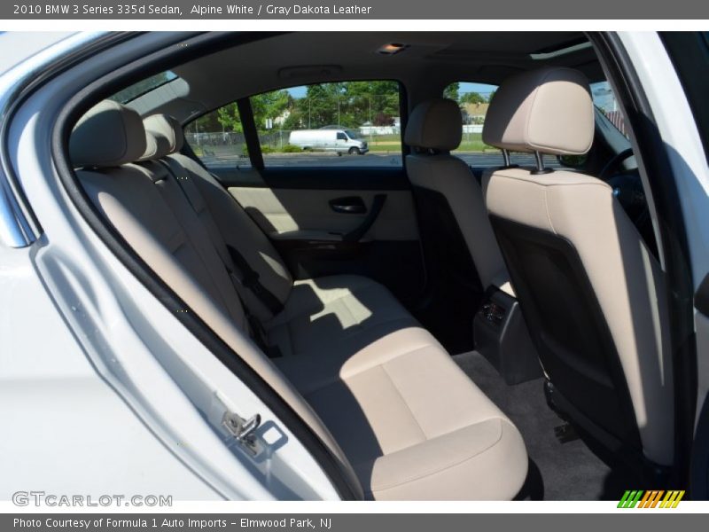 Alpine White / Gray Dakota Leather 2010 BMW 3 Series 335d Sedan