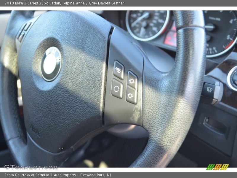 Alpine White / Gray Dakota Leather 2010 BMW 3 Series 335d Sedan