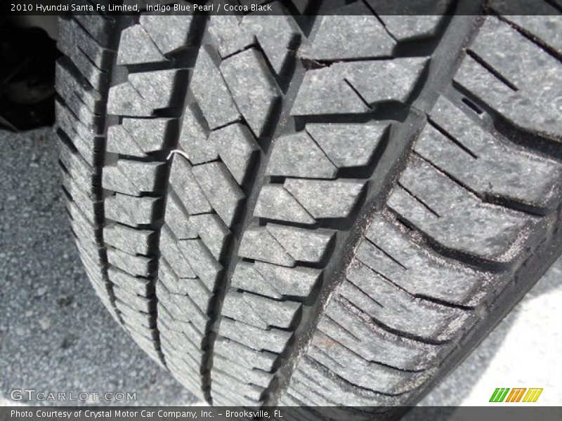 Indigo Blue Pearl / Cocoa Black 2010 Hyundai Santa Fe Limited
