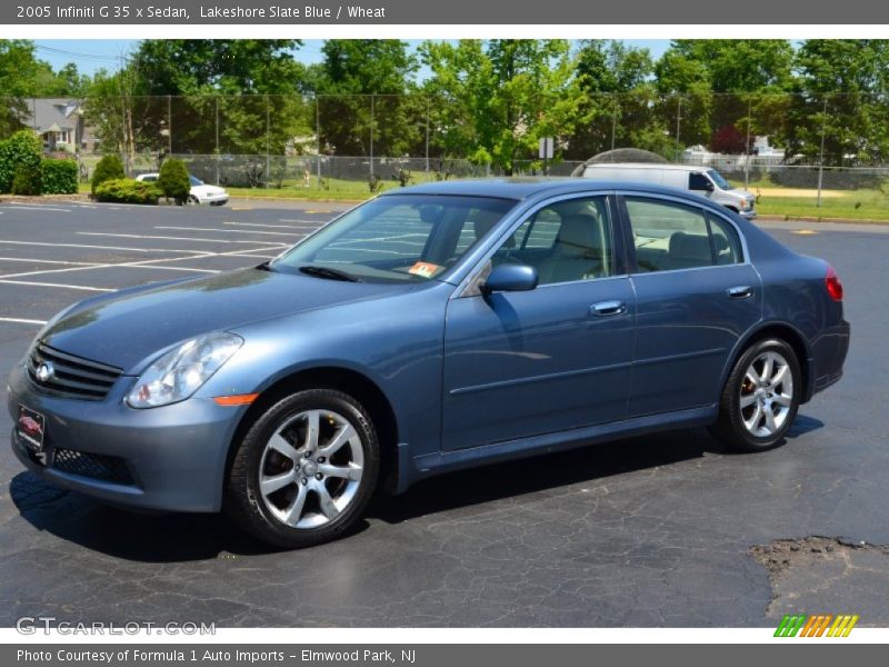 Lakeshore Slate Blue / Wheat 2005 Infiniti G 35 x Sedan