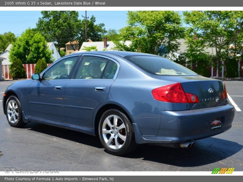 Lakeshore Slate Blue / Wheat 2005 Infiniti G 35 x Sedan