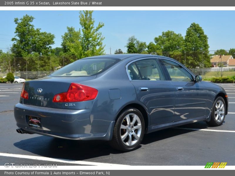 Lakeshore Slate Blue / Wheat 2005 Infiniti G 35 x Sedan