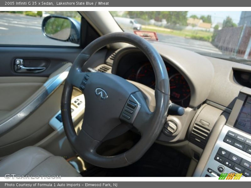 Lakeshore Slate Blue / Wheat 2005 Infiniti G 35 x Sedan