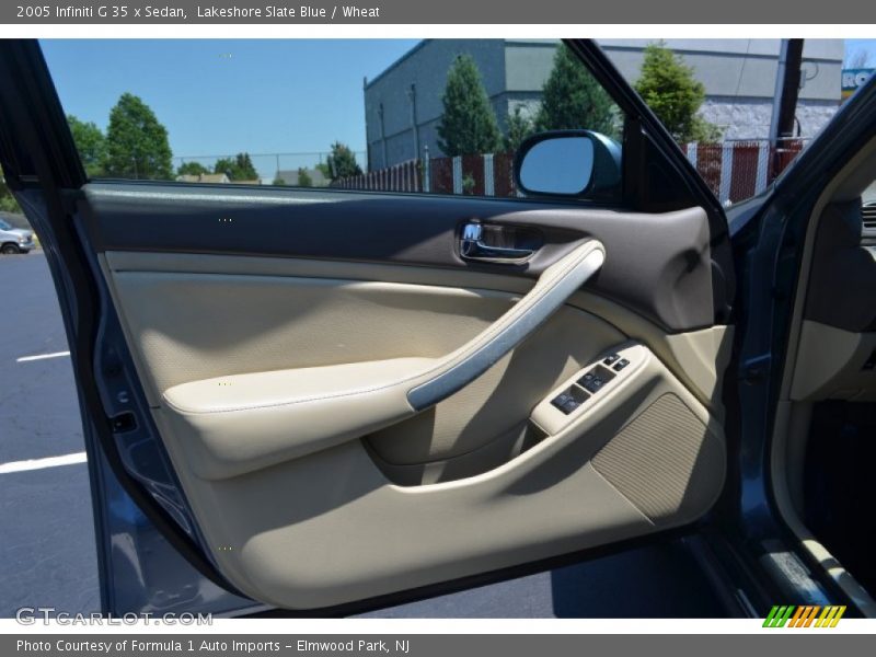 Lakeshore Slate Blue / Wheat 2005 Infiniti G 35 x Sedan