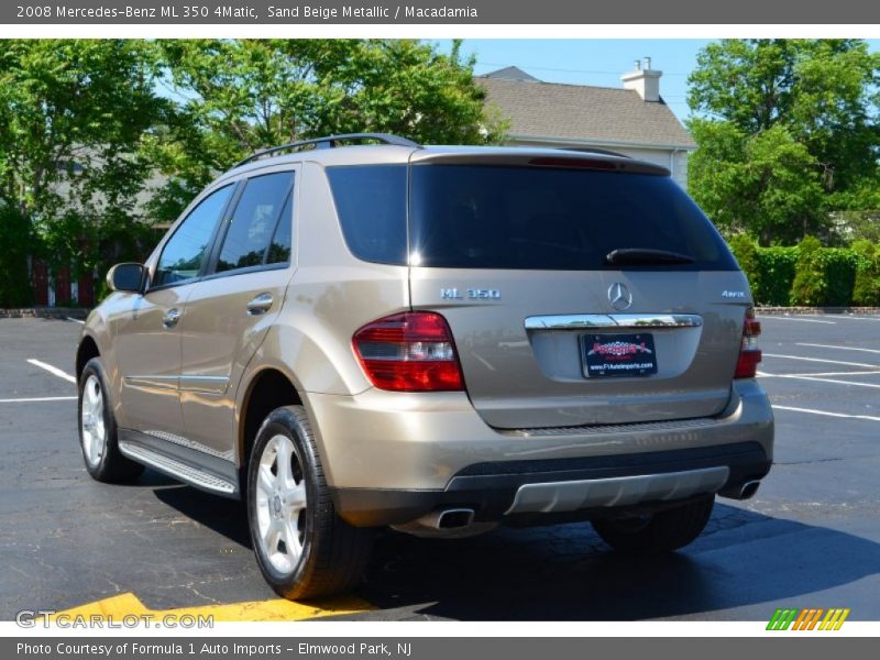 Sand Beige Metallic / Macadamia 2008 Mercedes-Benz ML 350 4Matic