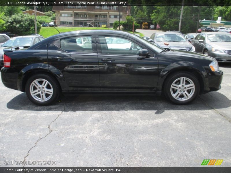 Brilliant Black Crystal Pearl / Dark Slate Gray 2010 Dodge Avenger R/T