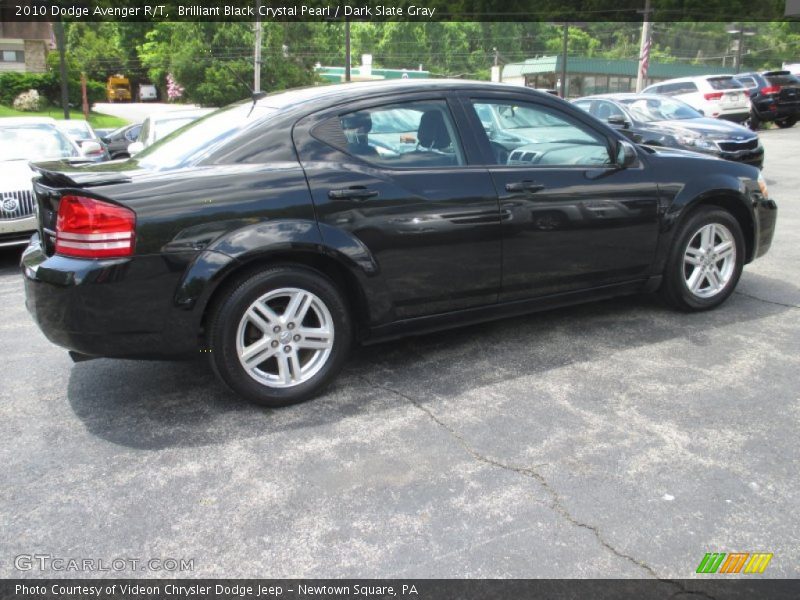 Brilliant Black Crystal Pearl / Dark Slate Gray 2010 Dodge Avenger R/T