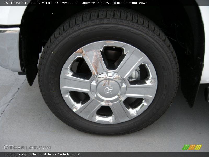 Super White / 1794 Edition Premium Brown 2014 Toyota Tundra 1794 Edition Crewmax 4x4