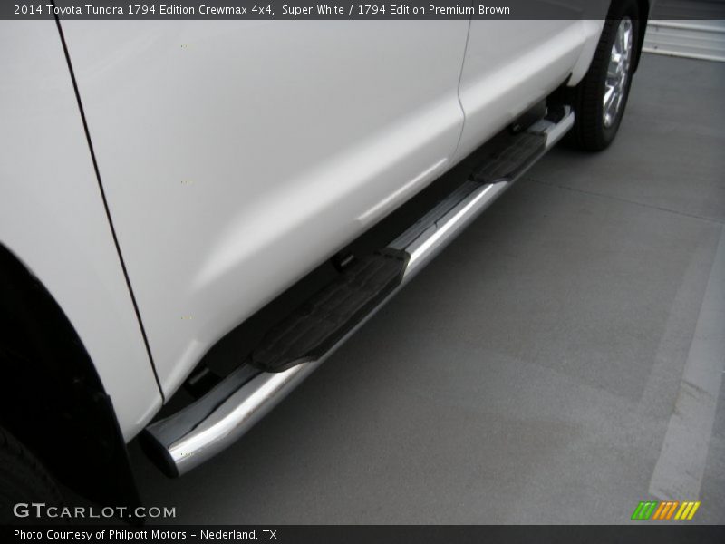 Super White / 1794 Edition Premium Brown 2014 Toyota Tundra 1794 Edition Crewmax 4x4