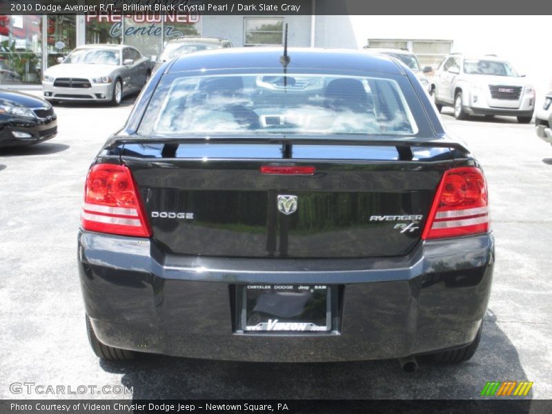 Brilliant Black Crystal Pearl / Dark Slate Gray 2010 Dodge Avenger R/T