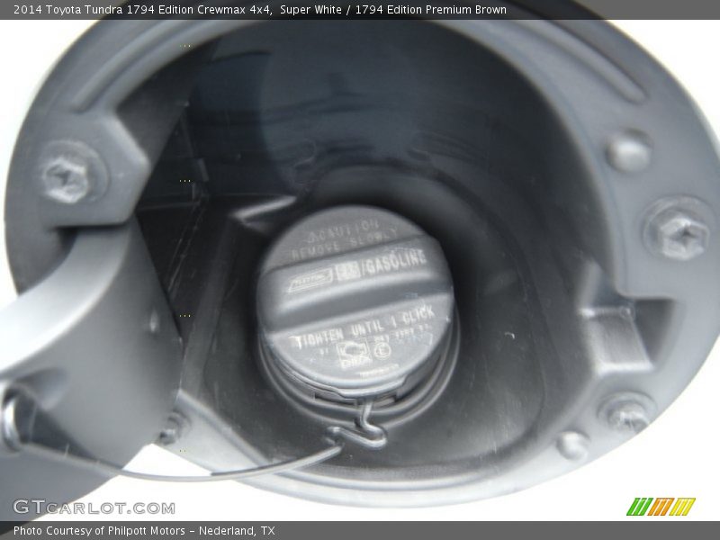 Super White / 1794 Edition Premium Brown 2014 Toyota Tundra 1794 Edition Crewmax 4x4