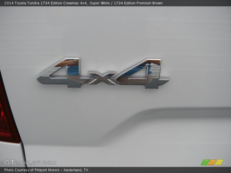 Super White / 1794 Edition Premium Brown 2014 Toyota Tundra 1794 Edition Crewmax 4x4