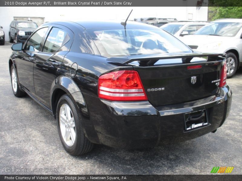 Brilliant Black Crystal Pearl / Dark Slate Gray 2010 Dodge Avenger R/T