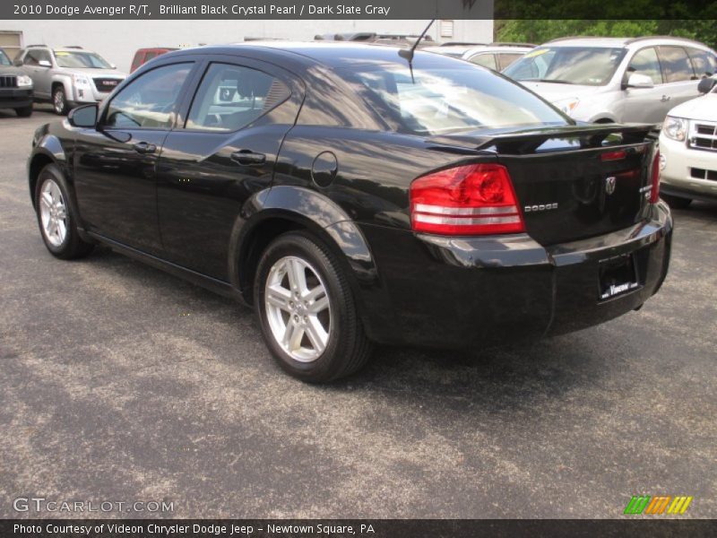 Brilliant Black Crystal Pearl / Dark Slate Gray 2010 Dodge Avenger R/T
