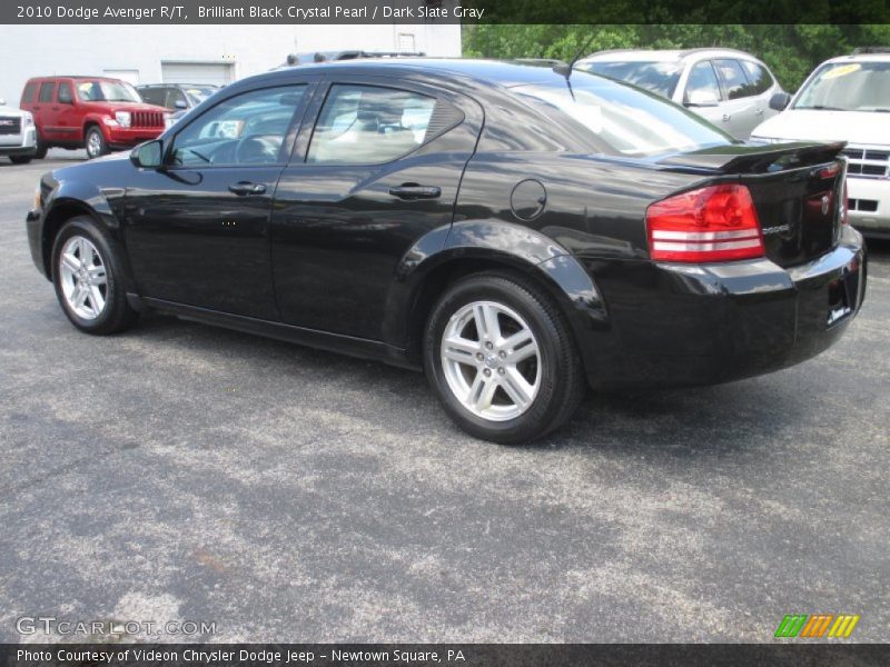 Brilliant Black Crystal Pearl / Dark Slate Gray 2010 Dodge Avenger R/T