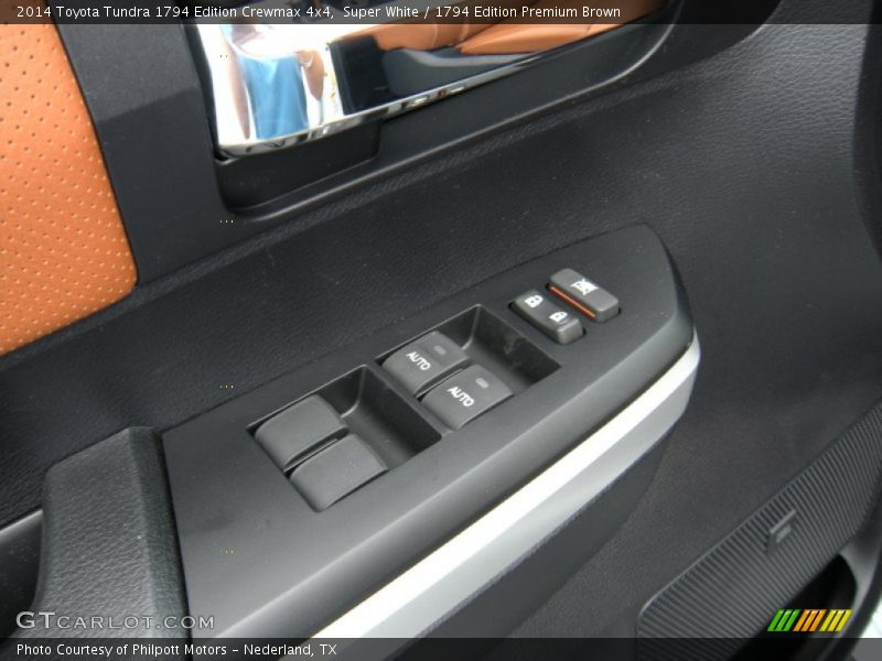 Super White / 1794 Edition Premium Brown 2014 Toyota Tundra 1794 Edition Crewmax 4x4