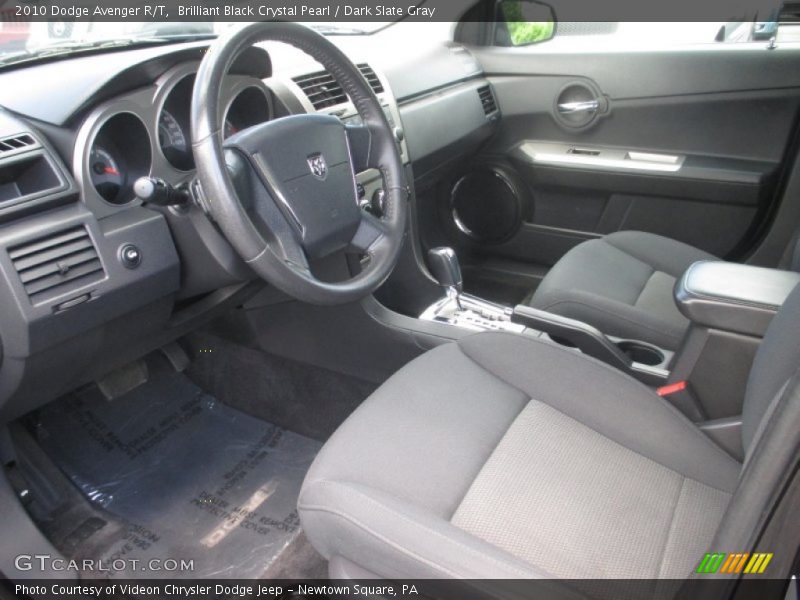 Brilliant Black Crystal Pearl / Dark Slate Gray 2010 Dodge Avenger R/T