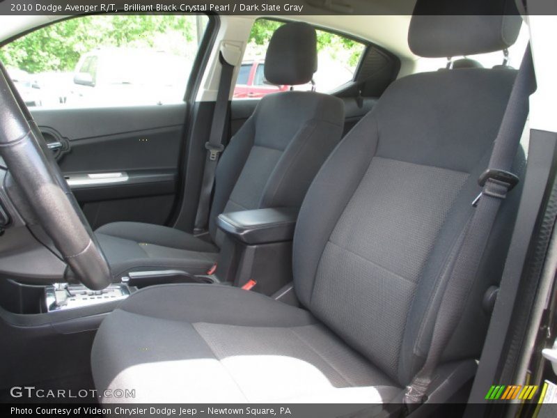 Brilliant Black Crystal Pearl / Dark Slate Gray 2010 Dodge Avenger R/T