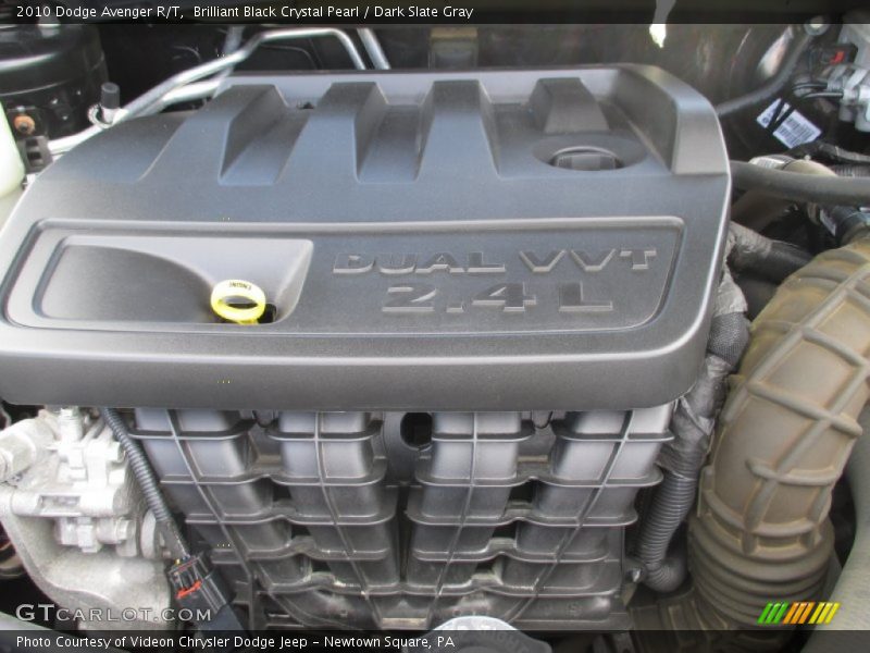 Brilliant Black Crystal Pearl / Dark Slate Gray 2010 Dodge Avenger R/T
