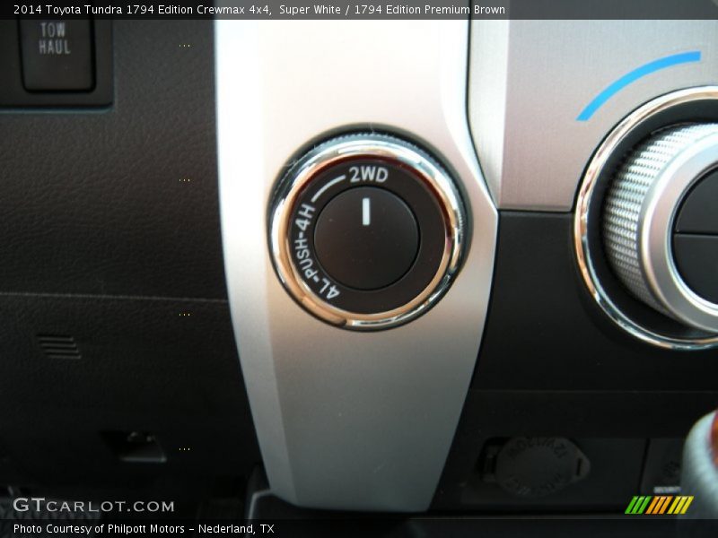 Super White / 1794 Edition Premium Brown 2014 Toyota Tundra 1794 Edition Crewmax 4x4