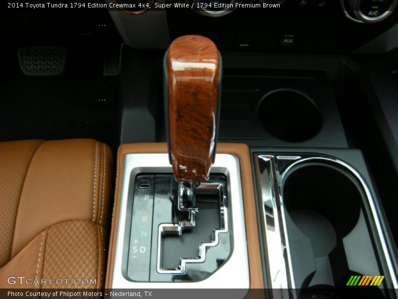 Super White / 1794 Edition Premium Brown 2014 Toyota Tundra 1794 Edition Crewmax 4x4