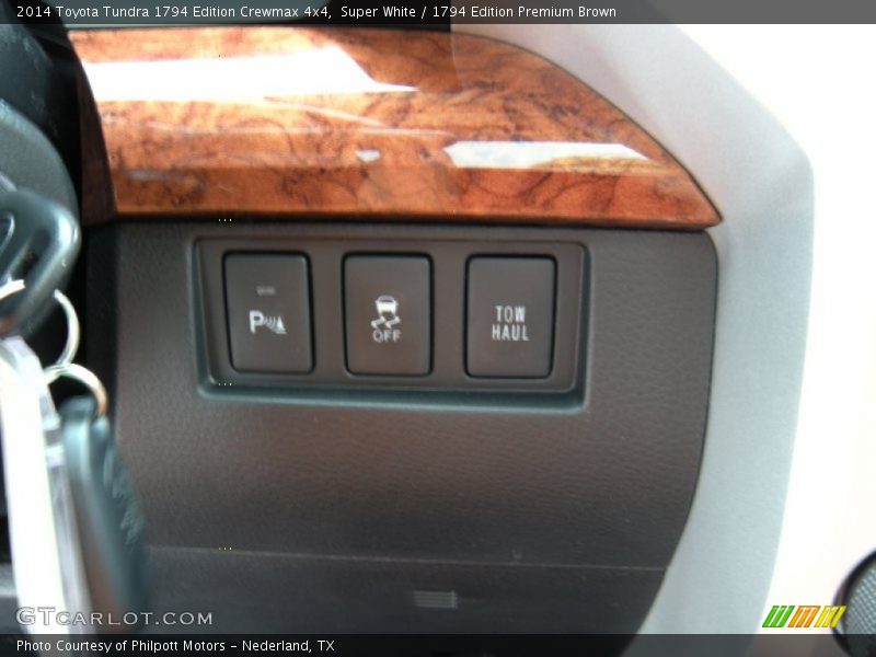 Super White / 1794 Edition Premium Brown 2014 Toyota Tundra 1794 Edition Crewmax 4x4