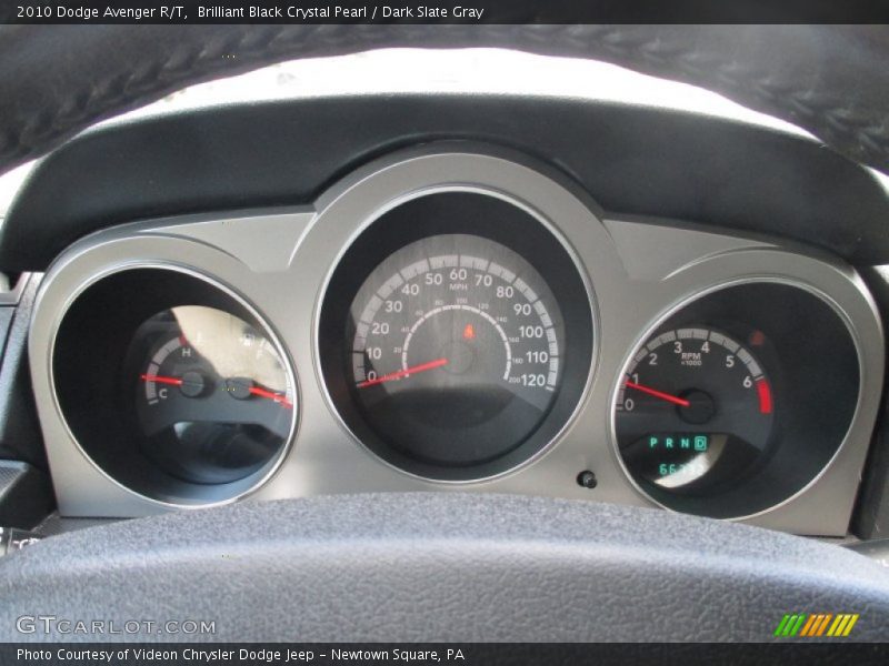 Brilliant Black Crystal Pearl / Dark Slate Gray 2010 Dodge Avenger R/T