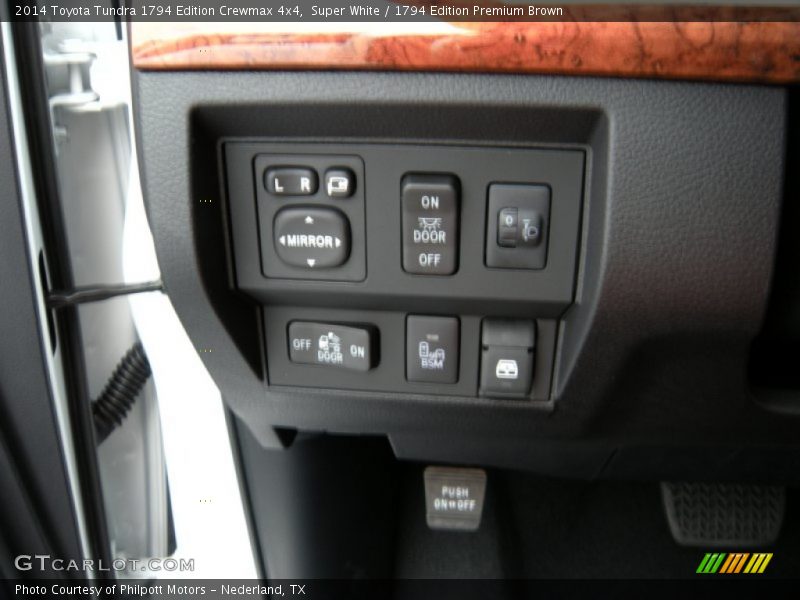 Super White / 1794 Edition Premium Brown 2014 Toyota Tundra 1794 Edition Crewmax 4x4