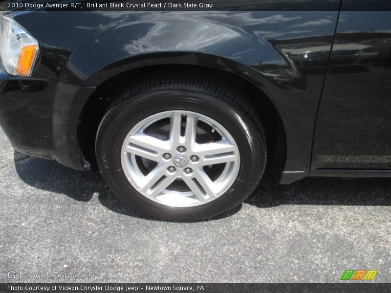 Brilliant Black Crystal Pearl / Dark Slate Gray 2010 Dodge Avenger R/T