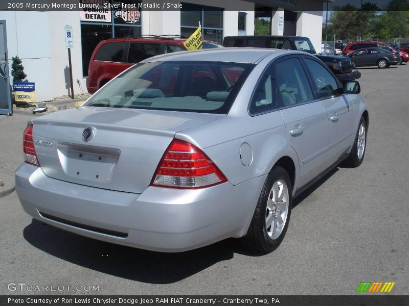Silver Frost Metallic / Shale 2005 Mercury Montego Luxury